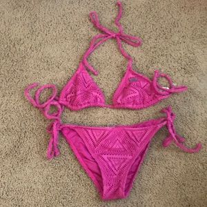 Pink Roxy Swim Suit